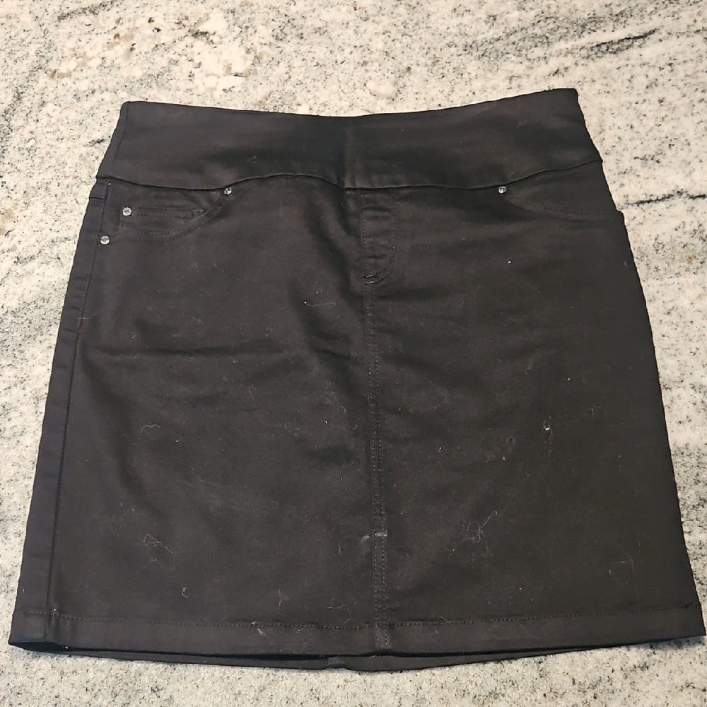 Black Mini Pencil Skirt for Casual Work